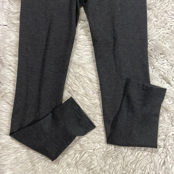 Vince Charcoal Gray Textured Stitch Front Seam Leggings - Picture 8 of 12